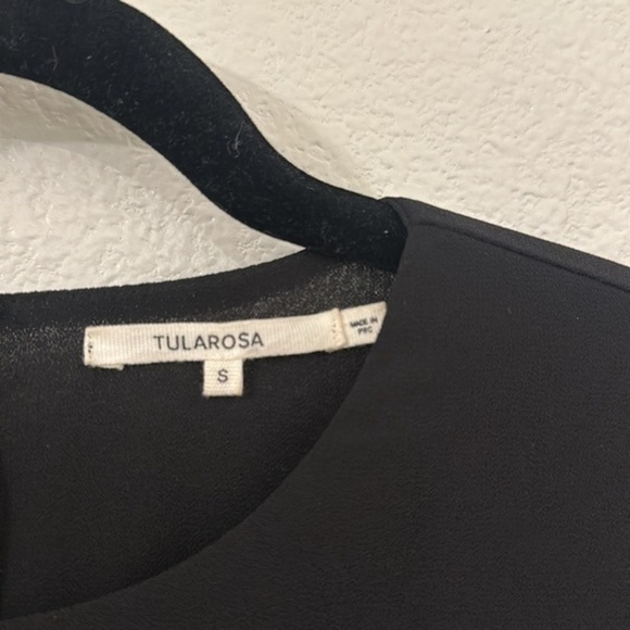 Tularosa Asher Dress size small black midi dress with lace trim - Picture 6 of 6